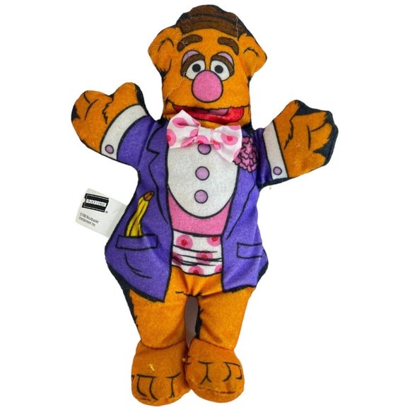 Set of 2 Blockbuster Fozzie Bear The Muppets 7 INCH Plush FOZZY 1998 Video Promo - Picture 2 of 8